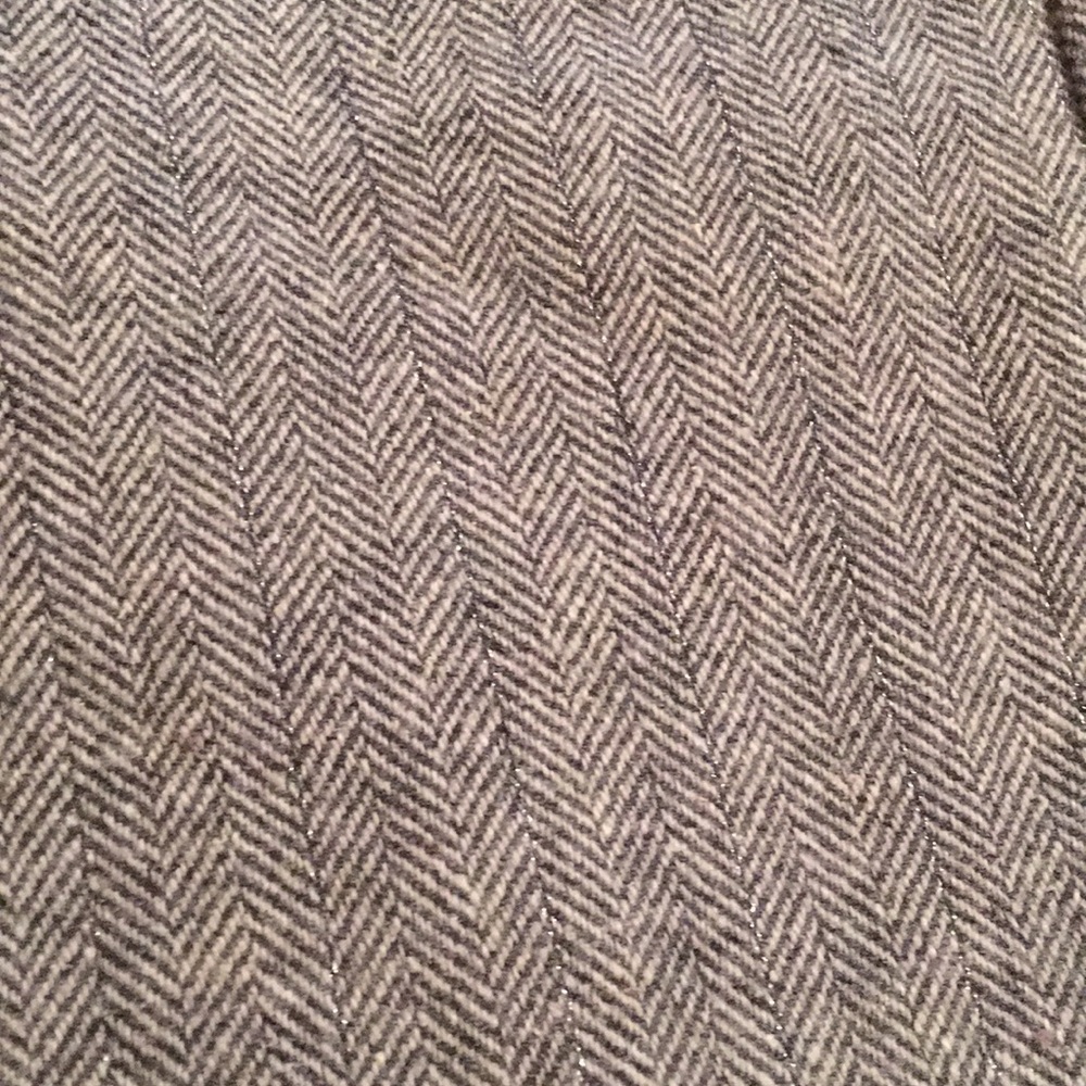 Express Editor Gray Wool Pants Size 8 Sparkles! - image 2